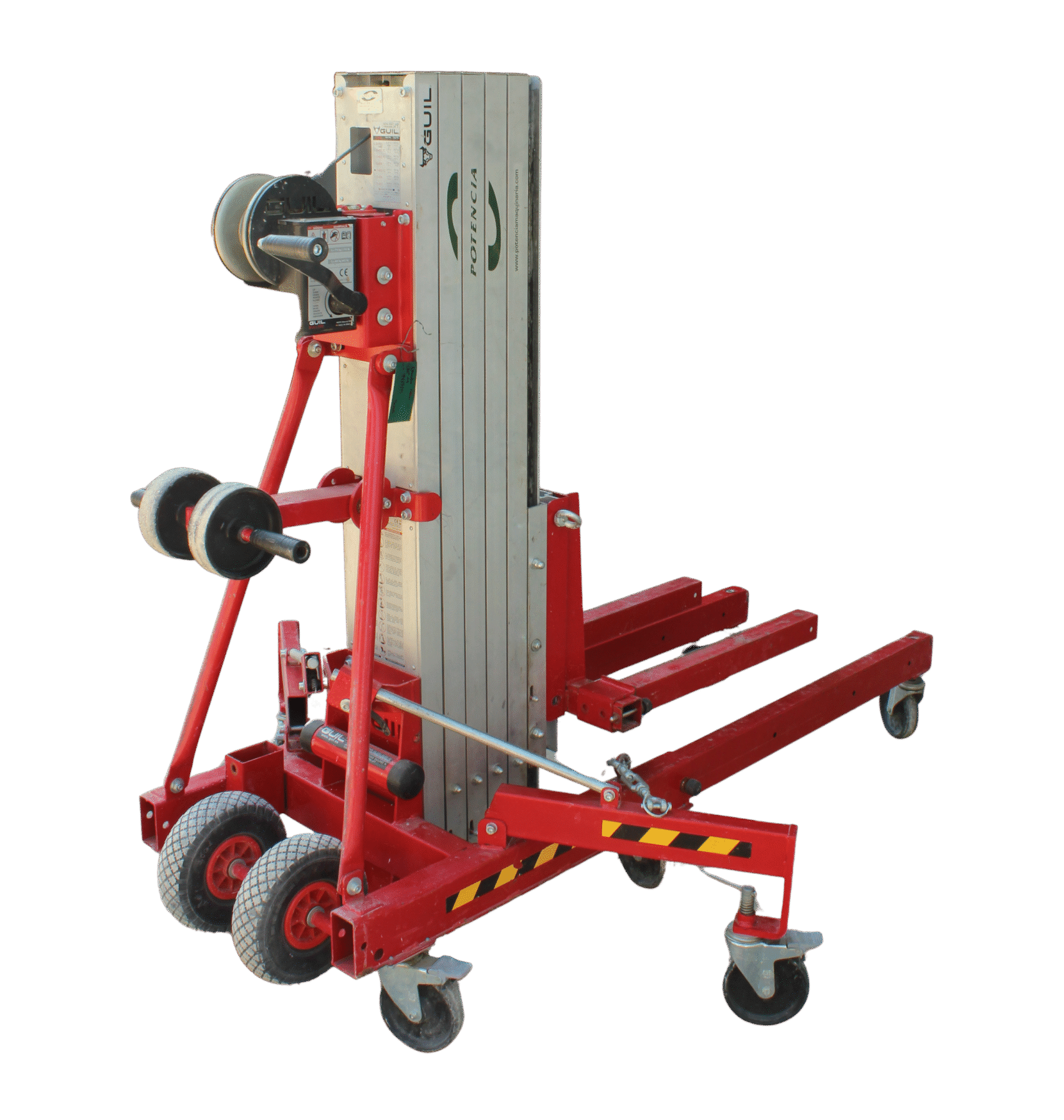 Alquiler maquinaria transporte cargas | POTENCIA