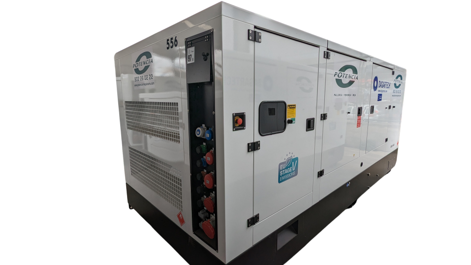 Grupo Electrógeno Insonorizado 400 kVA - STAGE V - Alquiler de Maquinaria