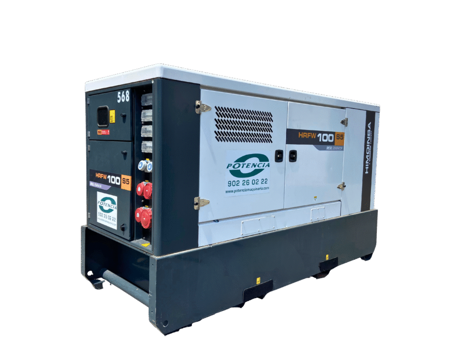 Grupo Electrógeno Insonorizado 100 kVA - STAGE V - Alquiler de Maquinaria